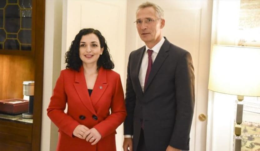 Presidentja e Kosovës takim me kreun e NATO-s në 7 shtator 