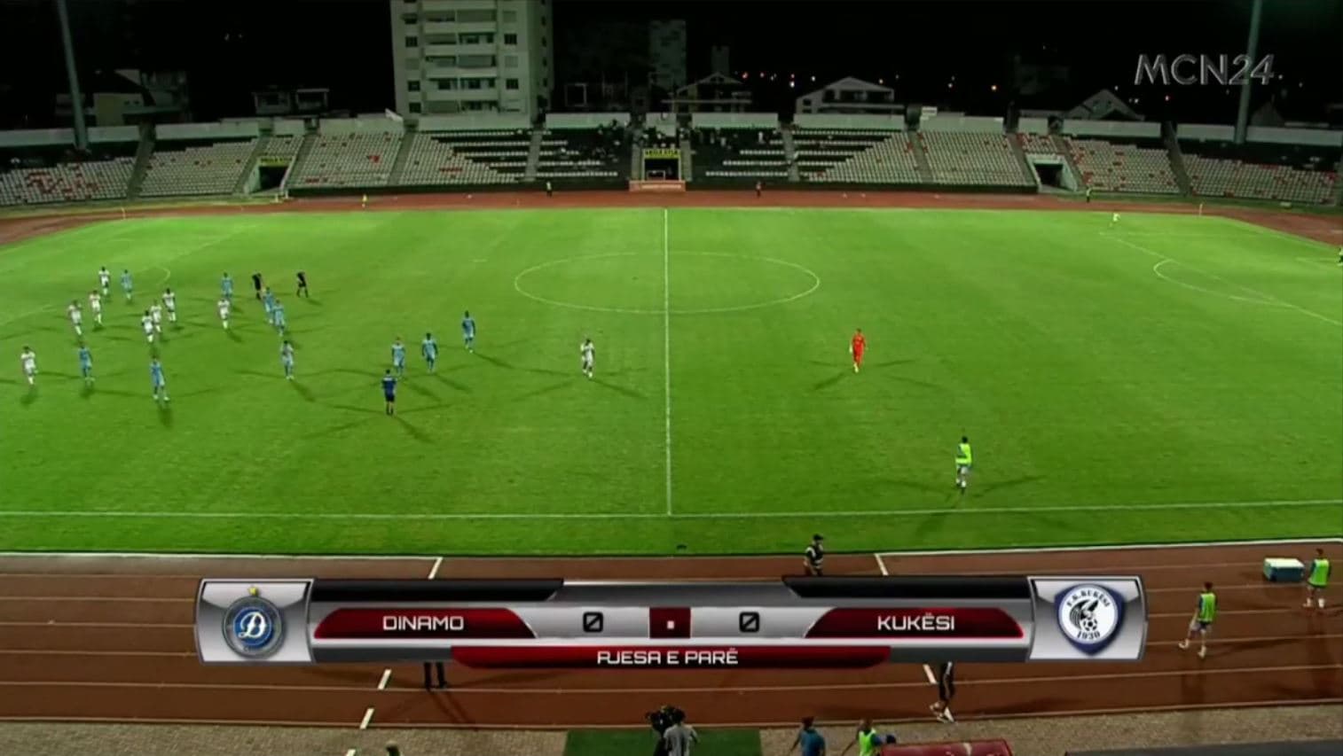 Mbyllet pjesa e parë, nuk ka gola në Dinamo City-Kukësi