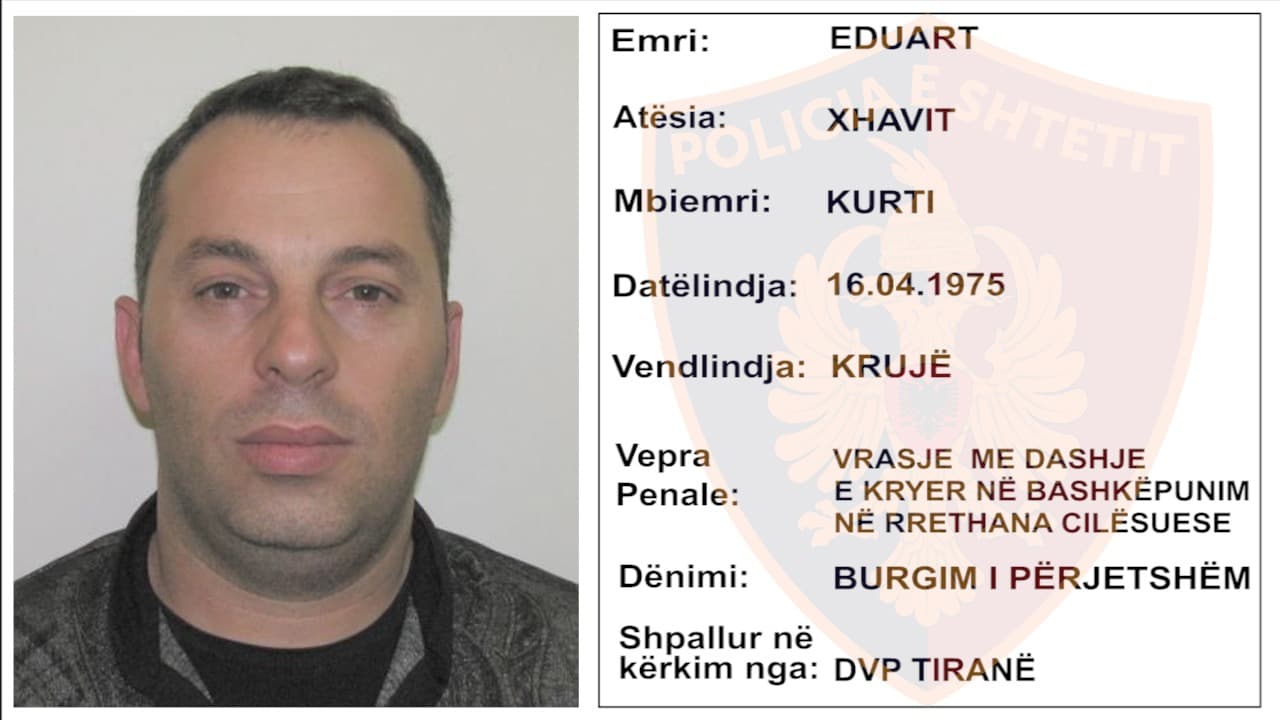 I dënuar me burg përjetë për vrasjen e dy vëllezërve, kapet në Tiranë i shumëkërkuari