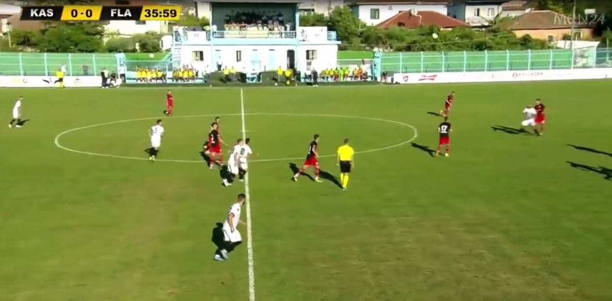 Kastrioti-Flamurtari, pjesa e parë mbyllet pa gola