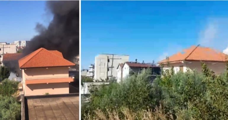  Merr flakë një shtëpi private në lagjen 'Kombinat’