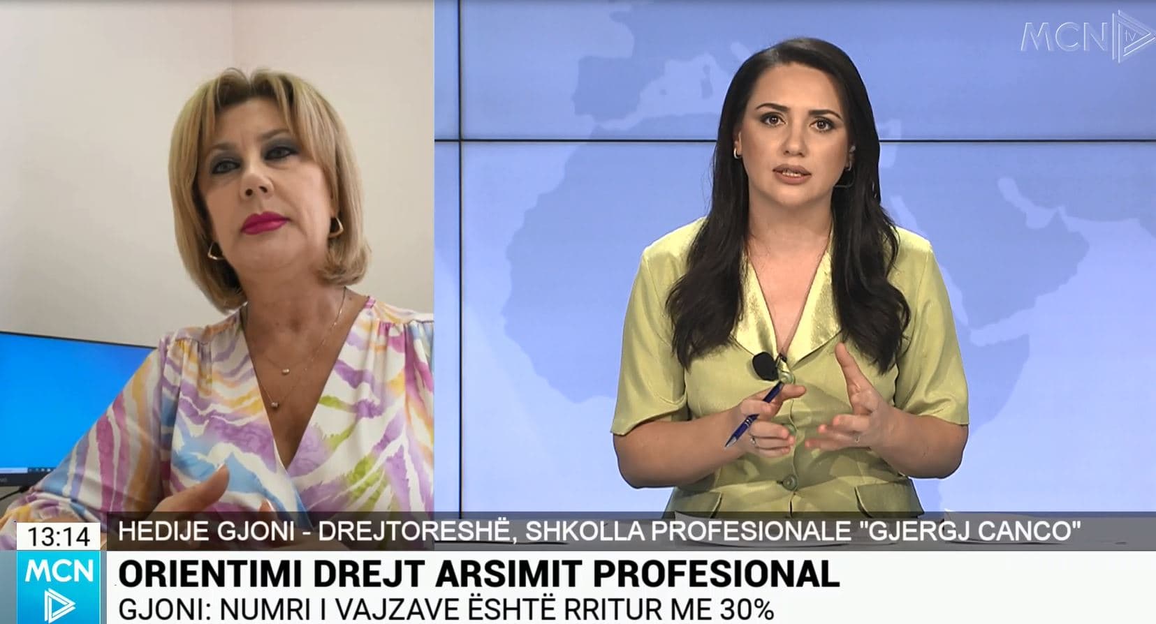 Gjoni: Trend regjistrimi i vajzave në shkollat profesionale (VIDEO)