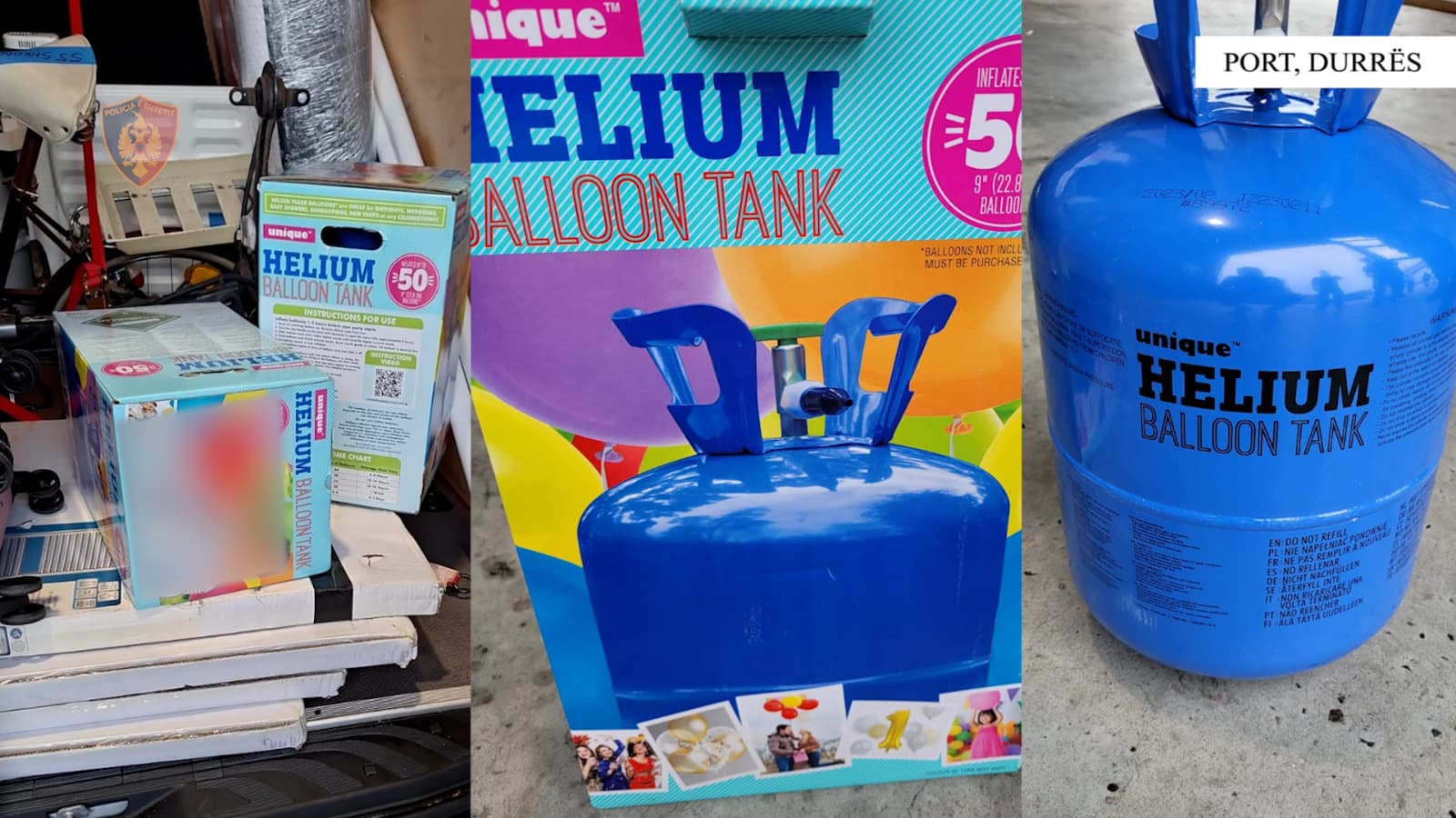 Tenton të fusë kontrabandë dy bombola me helium, procedohet një person në portin e Durrësit
