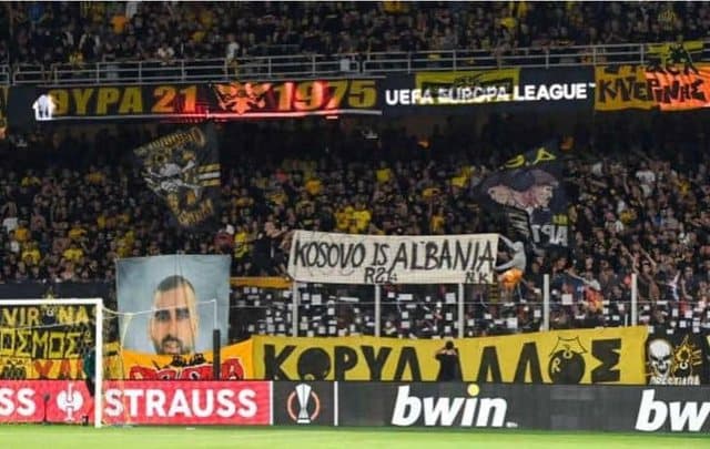 “Kosova është Shqipëri”, klubi i AEK-ut reagon ashpër: Neveri! Do përjashtohen përjetësisht nga stadiumi