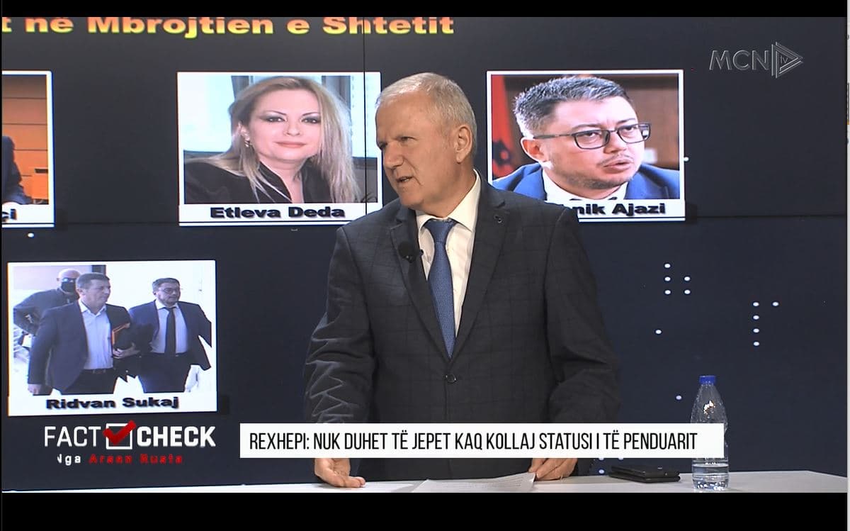  FactCheck/ Rexhepi: Për gjyqtarët dhe prokurorët në Shqipëri duhet masë standarde e ruajtjes së tyre. Të sistemohen në rezidenca të përbashkëta