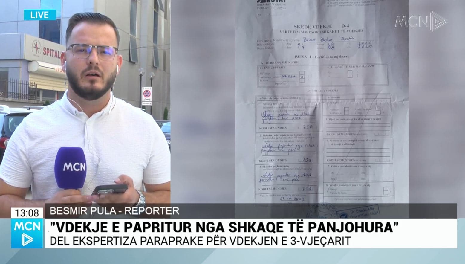 Ekspertiza për vdekjen e 3-vjeçarit: E papritur, nga shkaqe të panjohura