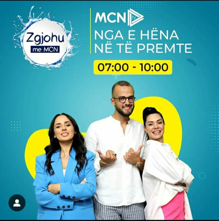"Zgjohu me MCN" nga e hëna në të premte ora 07:00-10:00
