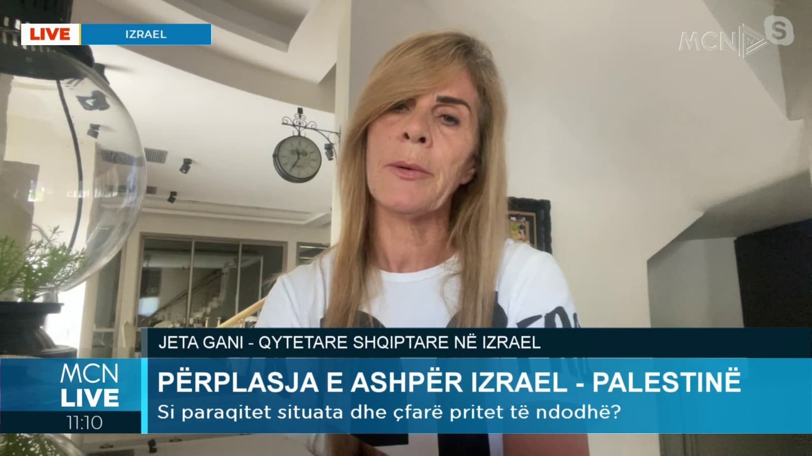 Qytetarja shqiptare në Izrael: Ferr i vërtetë, kam dy pjesëtarë të familjes në luftë (VIDEO)