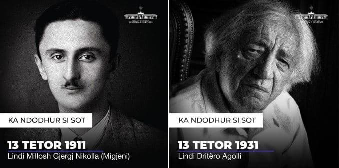  Ministria e Kulturës shënon 13 tetorin e ditëlindjes së Migjenit dhe Dritëroit