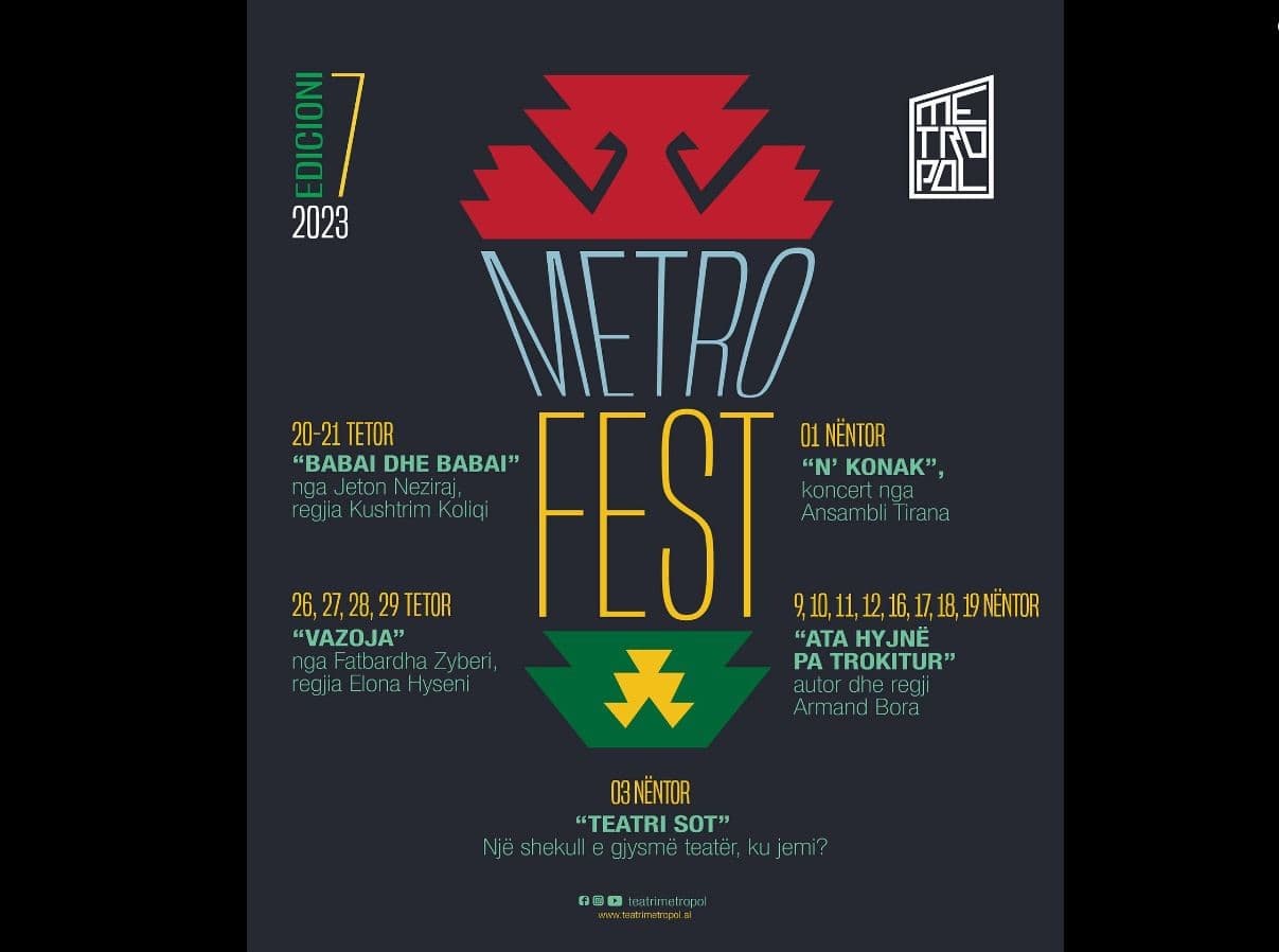 20 tetor-19 nëntor/ “Metro fest 7” në Teatrin Metropol
