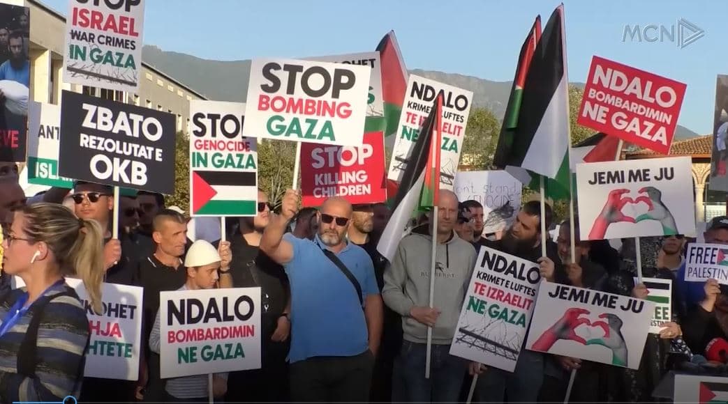 Tirana, tubim për paqen në Gaza/ “Liri për Palestinën, ndalni bombardimet” (VIDEO)