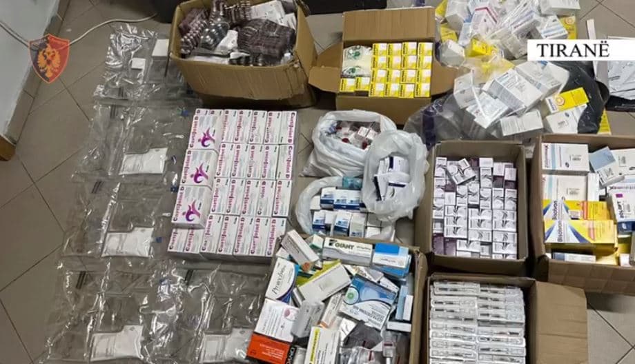 50 mijë euro medikamente kontrabandë, arrestohen 16 persona në Tiranë