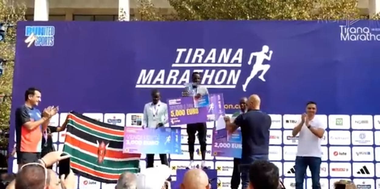Maratona e Tiranës fitohet nga kenianët/ Në garën për femra çmimin e parë e merr ukrainasja (VIDEO)