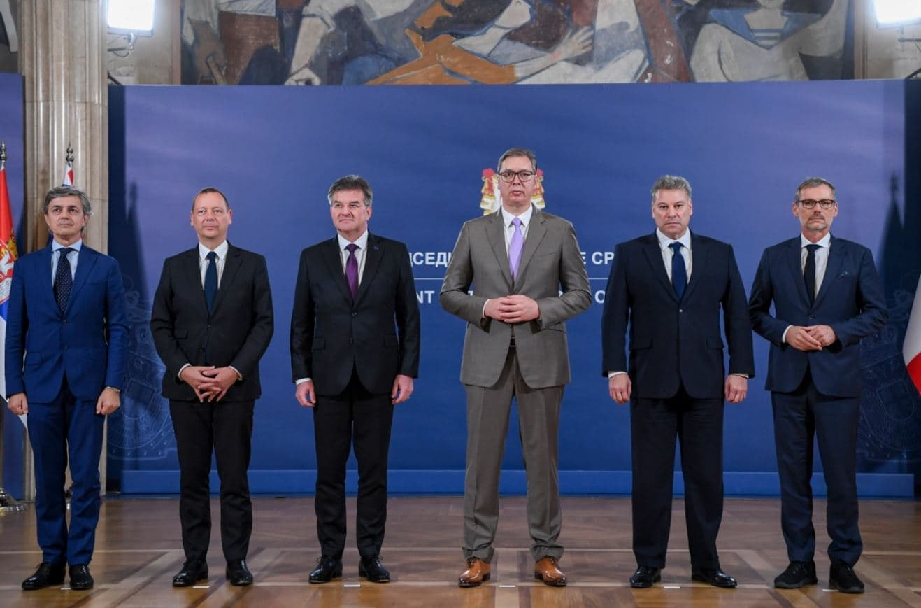 5 diplomatë perëndimorë në Beograd/ Vuçiç: Diskutime të vështira. Ata duan që Serbia të njohë Kosovën!