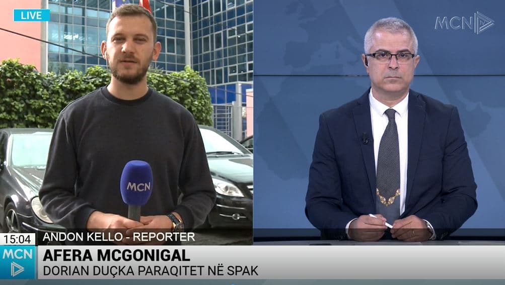 U përmend në çështjen “McGonigal”, Dorian Duçka paraqitet në SPAK