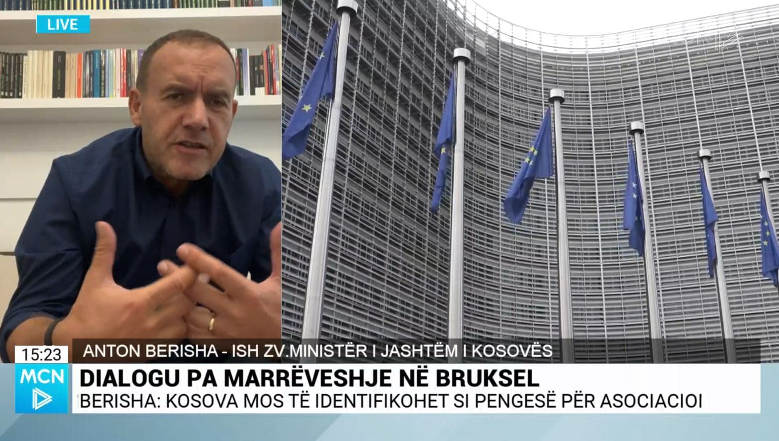 Bisedimet në Bruksel/ Berisha: Kosova nuk shihet më si pala fajtore, të shfrytëzohet kjo situatë (VIDEO)