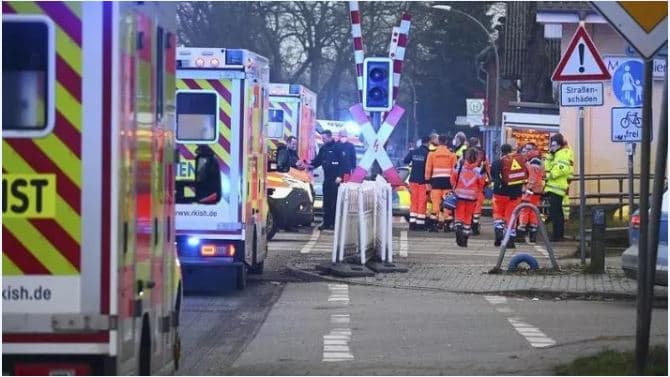 Shemben skelat në kantierin e ndërtimit në Hamburg, 5 të vdekur
