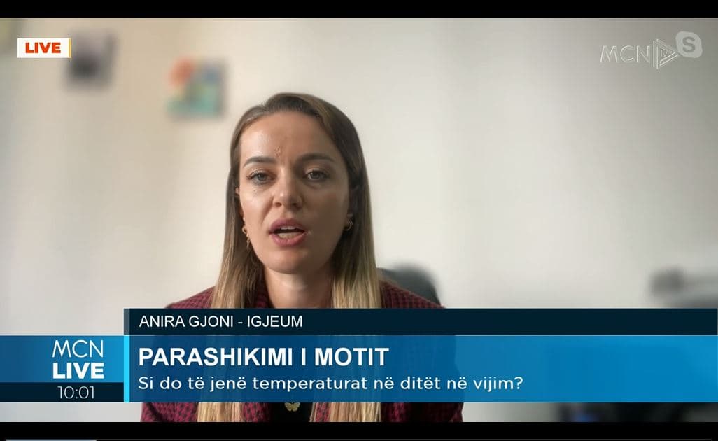   Gjoni: Nga nesër, rënie e temperaturave. Muaji nëntor i ngrohtë por me shtim të reshjeve të shiut (VIDEO)