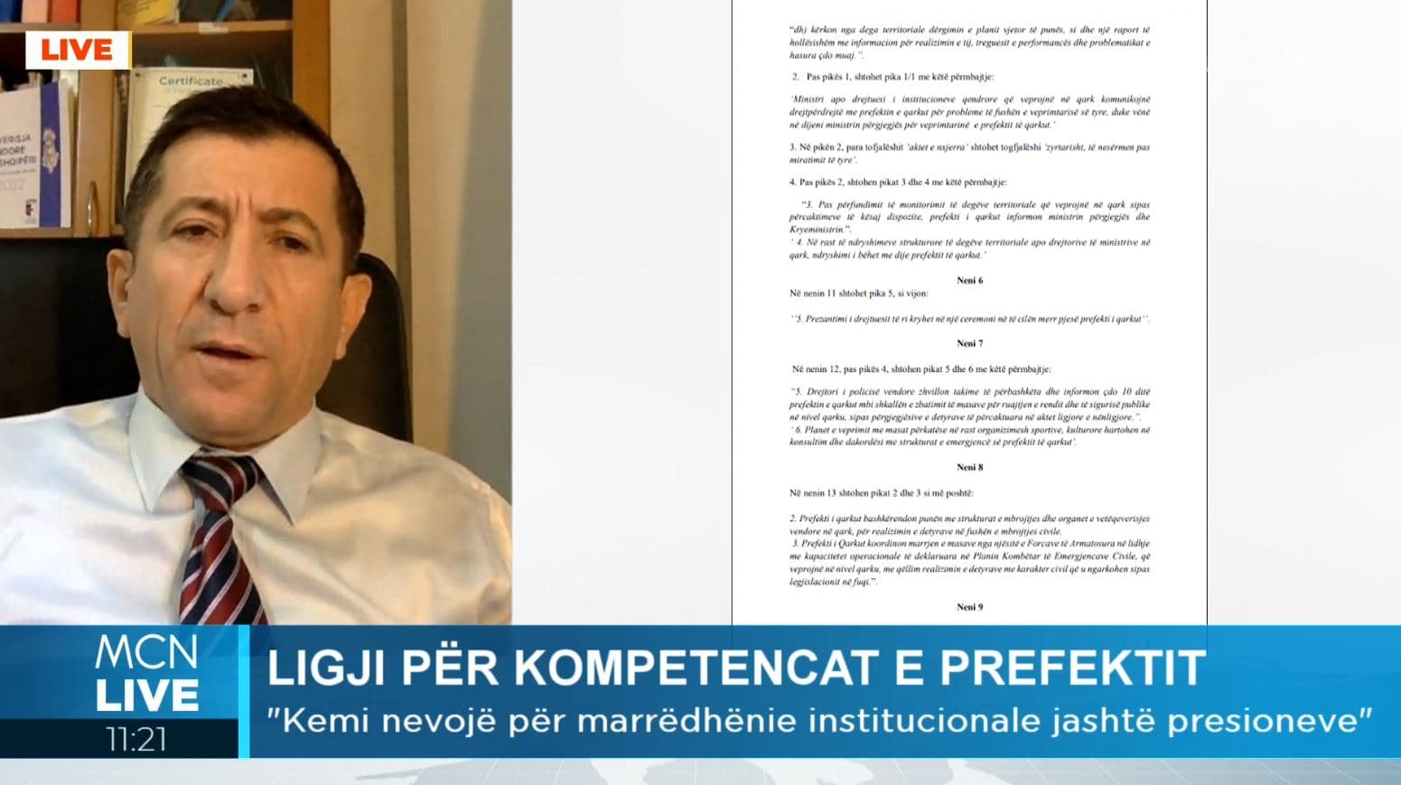 Pr.ligji që rrit kompetencat e prefektëve, Haxhimali: Kryetarët e bashkisë s’mund të jenë nën presionin e të emëruarve 