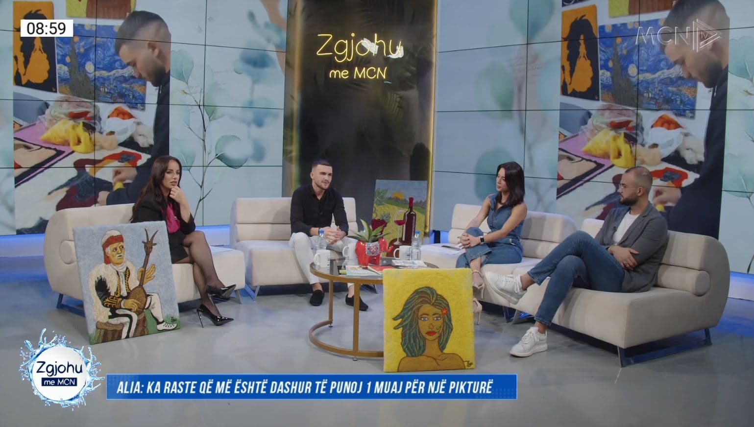 Bën piktura me leshin e deles, i riu: Do e kthej në biznes, një pikturë e shita 1 mijë euro në Suedi