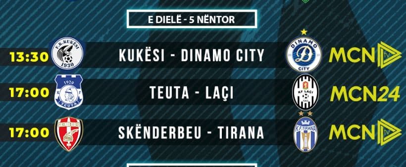 Skënderbeu-Tirana dhe Teuta-Laçi/ Publikohen formacionet zyrtare