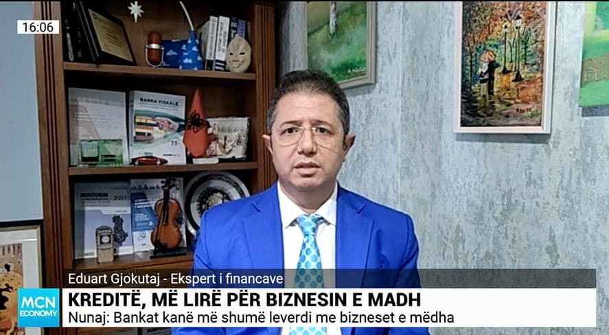 Kreditë, Gjokutaj: Bizneset e mëdha kanë likuiditet më të madh, sistemi bankar jo elastik me tregun