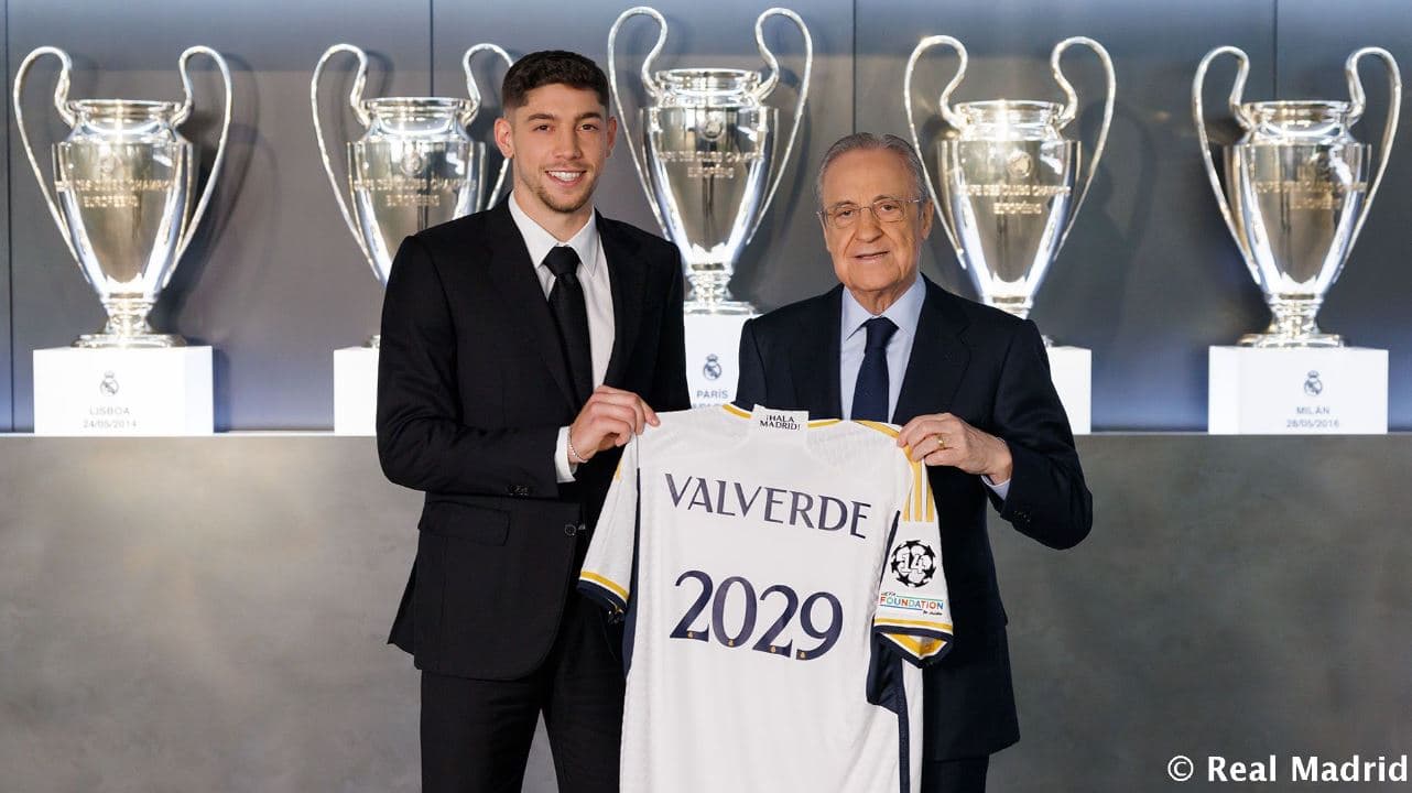 Tjetër rinovim te Real Madrid, Valverde firmos deri në vitin 2029