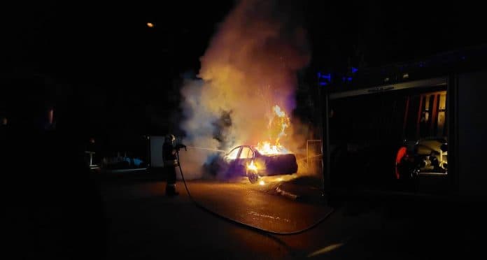  Digjet makina e nënkryetares së Leposaviçit, Dragana Miletiç