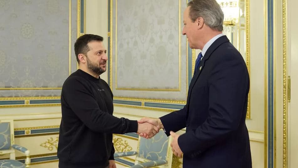 Cameron viziton Ukrainën