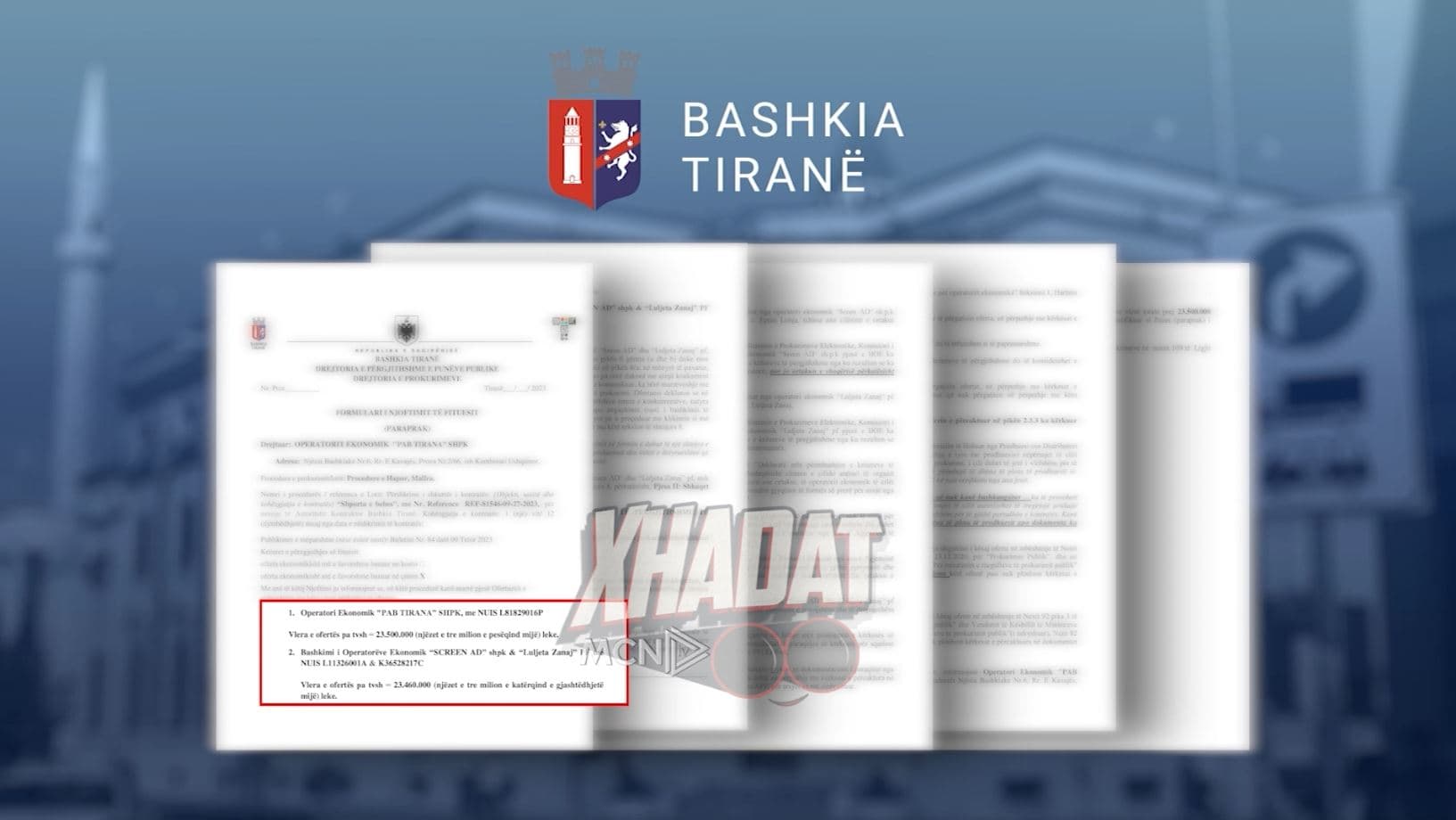 “Xhadat„ Tenderi për shportën e bebes monopol i PAB Tirana   