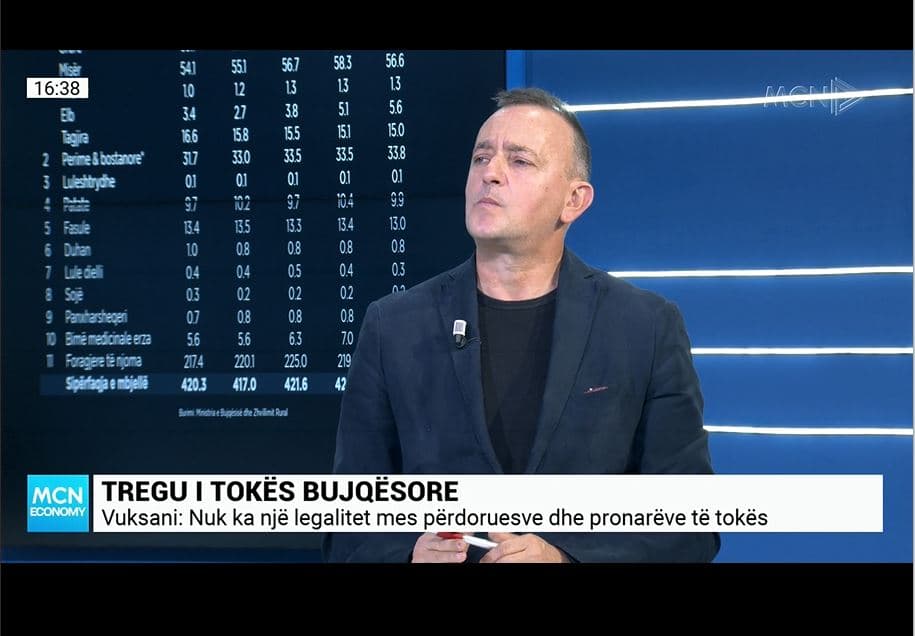 Buxhuku: Ekonomia jonë është e deformuar, çmimi i tokës bujqësore 10 herë më i lartë se i vendeve të BE-së
