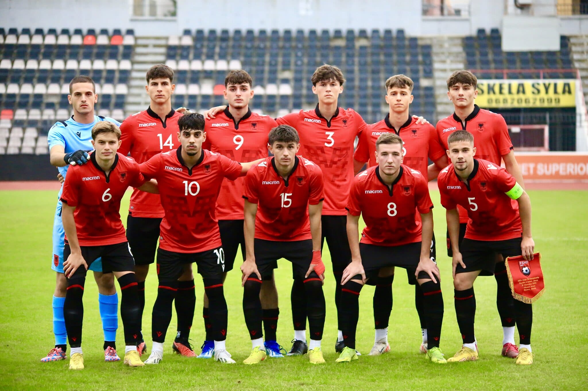 Humbja e dytë, Shqipëria U-19 mban vendin e fundit në grup