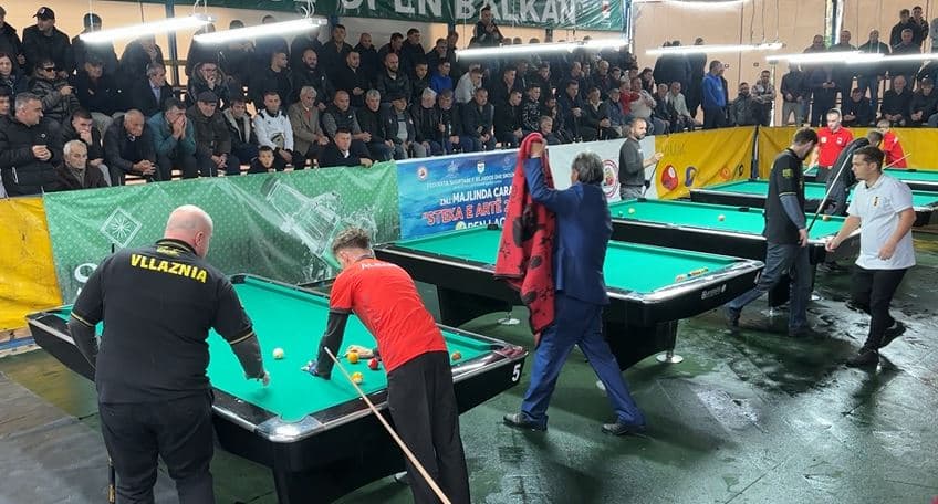 “Steka e Artë 2023”, kompeticioni ballkanik bën bashke 35 bilardist mes të cilëve dhe kampioni i botës Eklend Kaçi