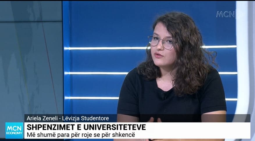 Zeneli: Arsimi universitar nuk është prioritet për qeverinë, buxheti i dhënë vetëm 2.2% e GDP-së