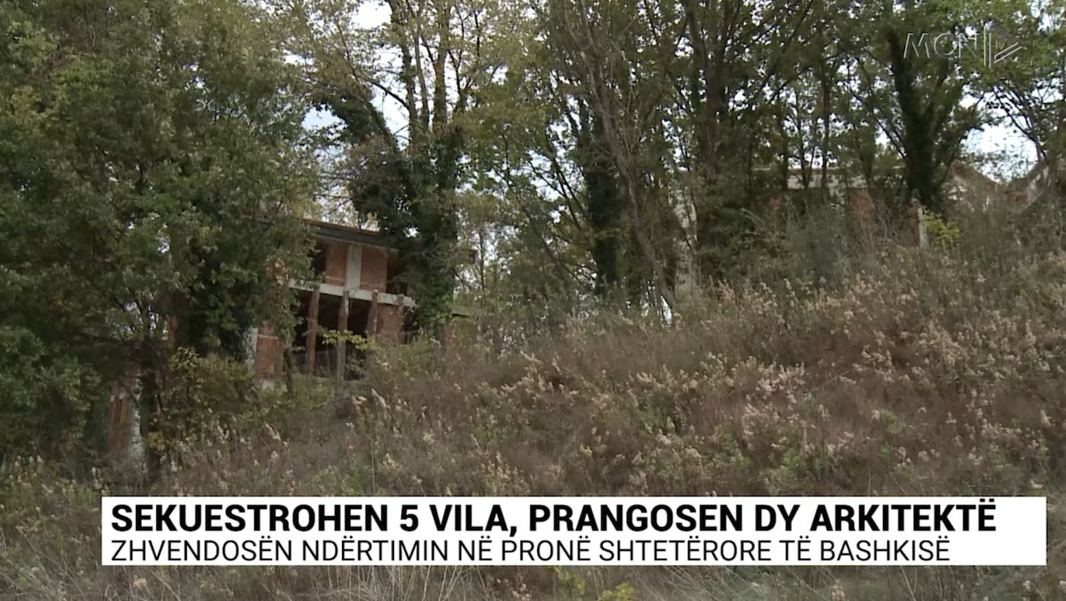 Sekuestrohen 5 vila, prangosen dy arkitektë/ Zhvendosën ndërtimin në pronë shtetërore të bashkisë (VIDEO)