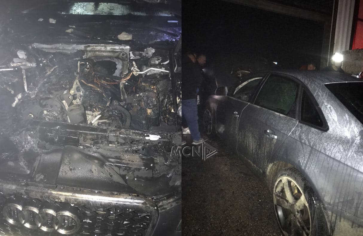    Digjet një makinë në servisin e fshatit Kordhoc në Lazarat