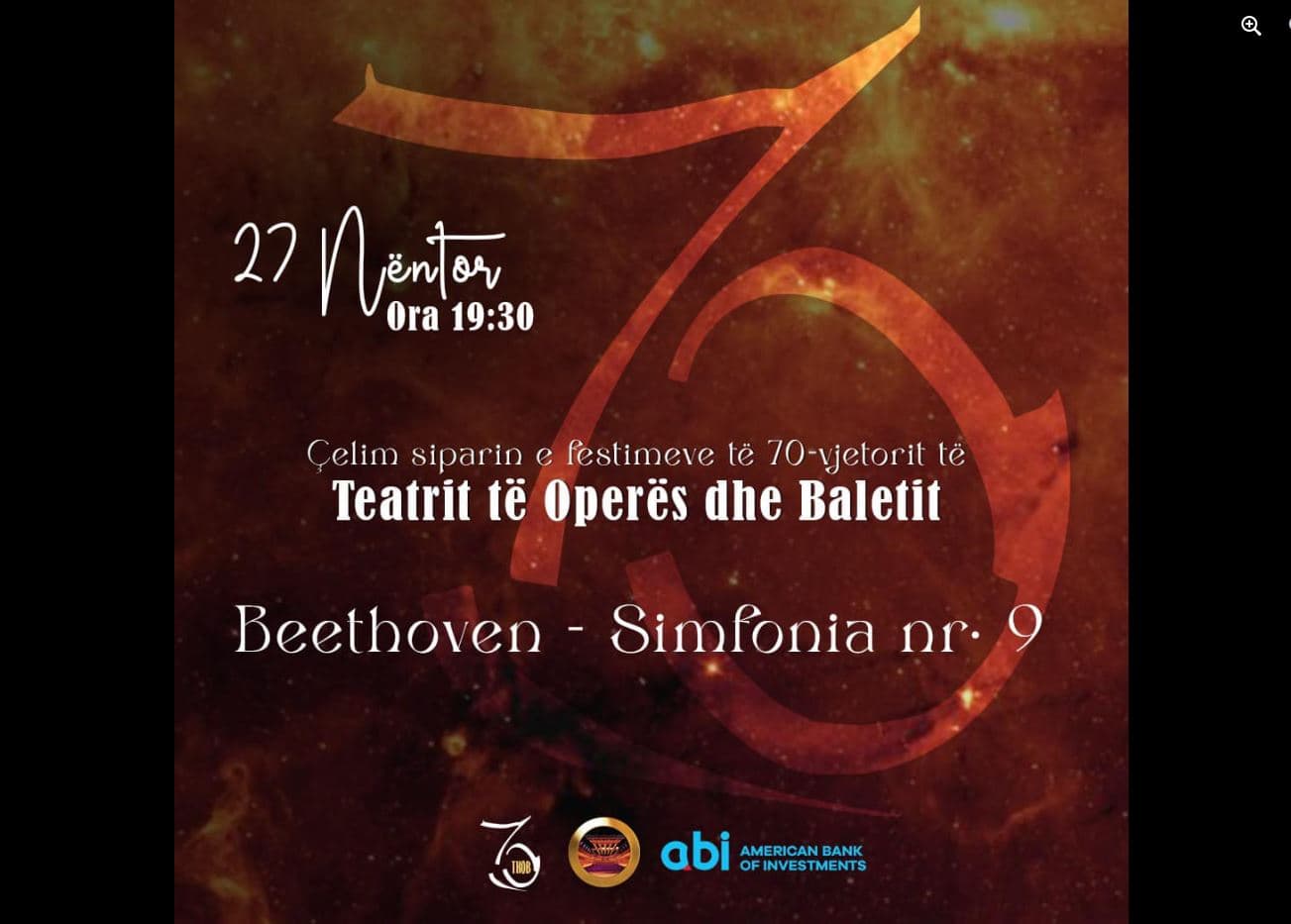  70-vjetori i TKOB/ Festë me kryeveprën e muzikës botërore: Simfoninë nr. 9 të Beethoven-it