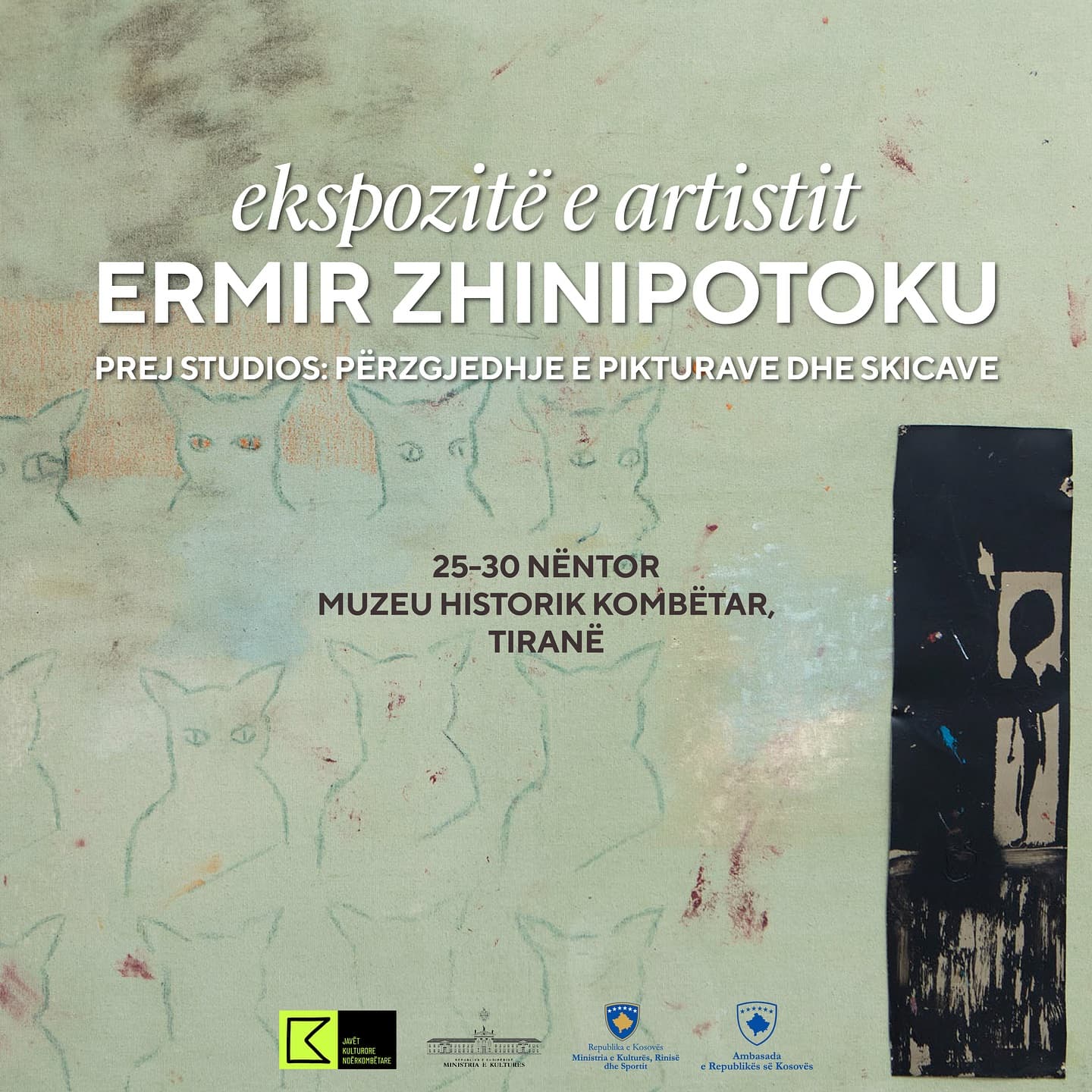Java Kulturore Kombëtare/ Piktori nga Kosova, Ermir Zhinipotoku ekspozitë në Muzeun Historik