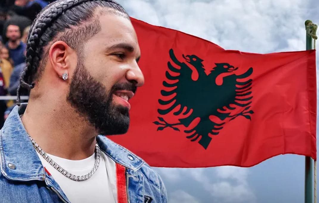 Drake shfaqet me flamurin shqiptar në këngën e re (VIDEO)