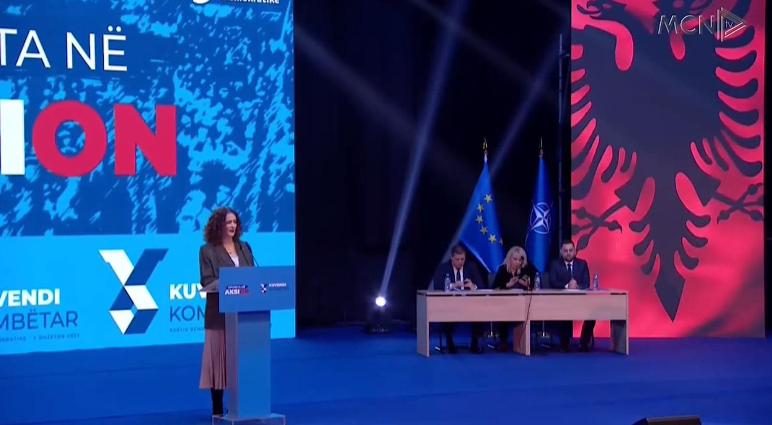 “Refuzova bashkëqeverisjen me PS”/ Argita Malltezi mban fjalim, votëbesohet Berisha (VIDEO)