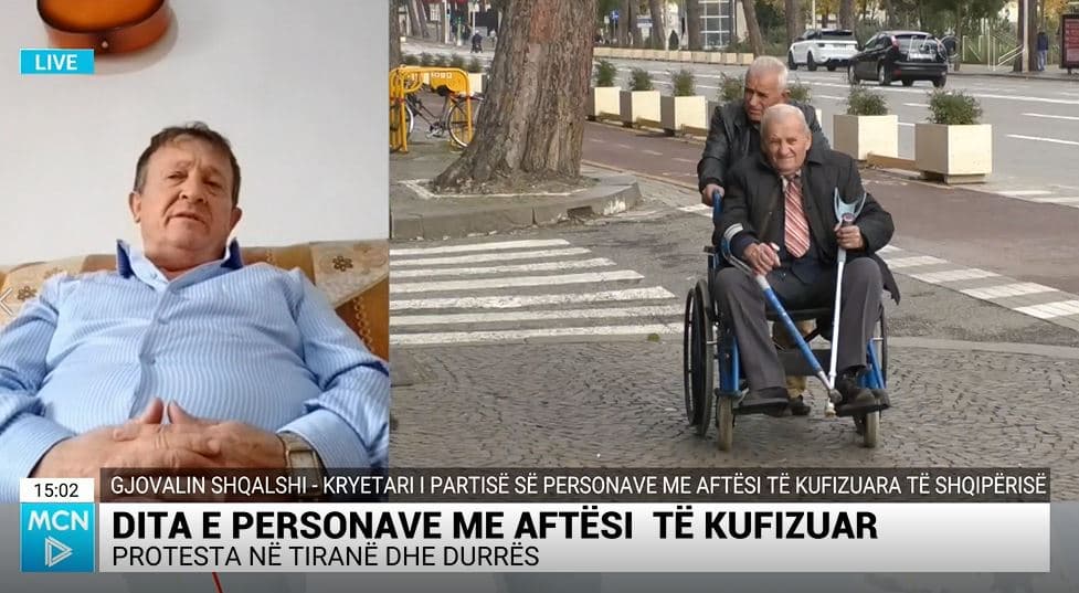 “Personat me aftësi të kufizuara të diskriminuar”, Shqalshi: Problem mungesa e minimumit jetik, nuk na ftojnë në tryezat ku bëhen ligjet (VIDEO) 