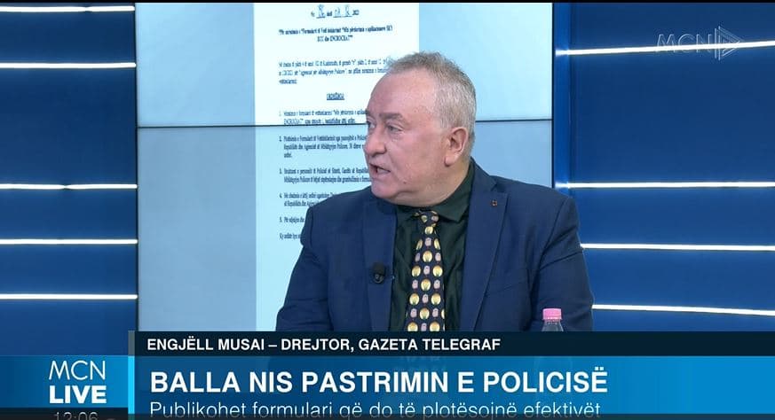 Urdhri i Ballës, Musai: Duhet specifikuar se cfarë programesh duhet të përdorin efektivët e policisë