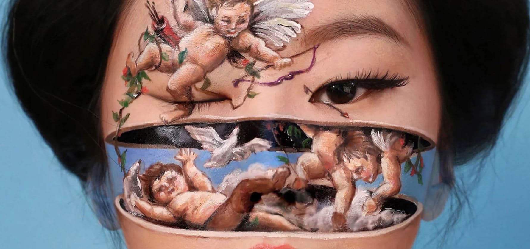 Foto/ Artistja koreano-jugore përdor trupin e saj si kanavacë