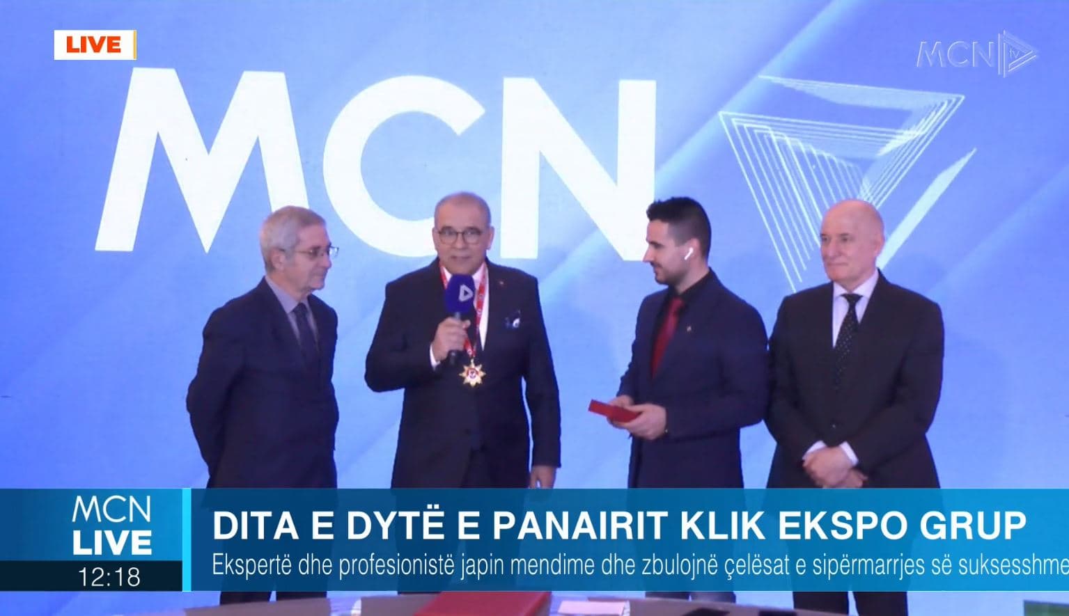 Presidenti i “Klik Expo Group” i jep medalje zv.presidentit të Dhomës Tregtare të Stambollit (VIDEO)
