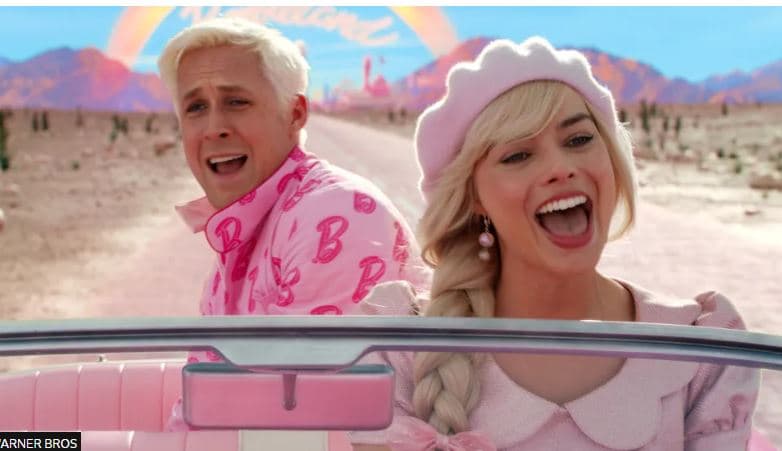 Barbie kryeson nominimet në Golden Globe Awards