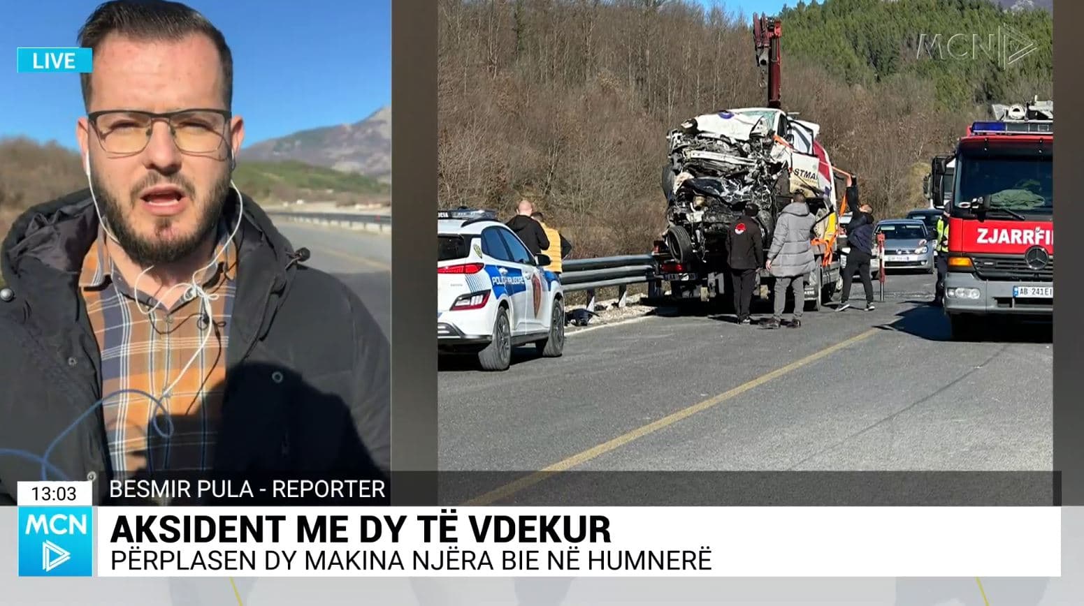 Identifikohen dy viktimat e aksidentit në Rrugën e Arbrit, i plagosuri në gjendje të rëndë/ Emrat
