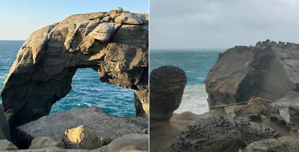 Atraksion turistik, shembet shkëmbi “elefant” i Tajvanit 