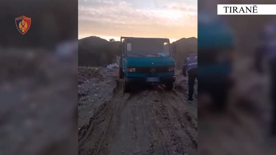 Tiranë, një person kapet duke shkarkuar inerte në lumin Erzen 