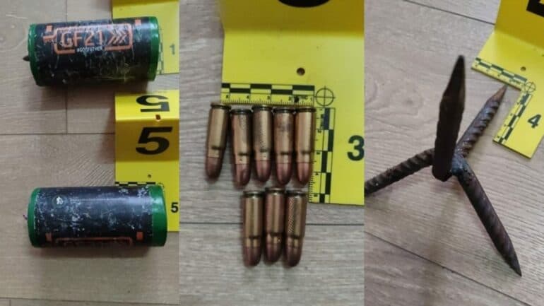 Municion e bomba tymuese, policia e Kosovës sekuestron mjete të rrezikshme në veri të Mitrovicës