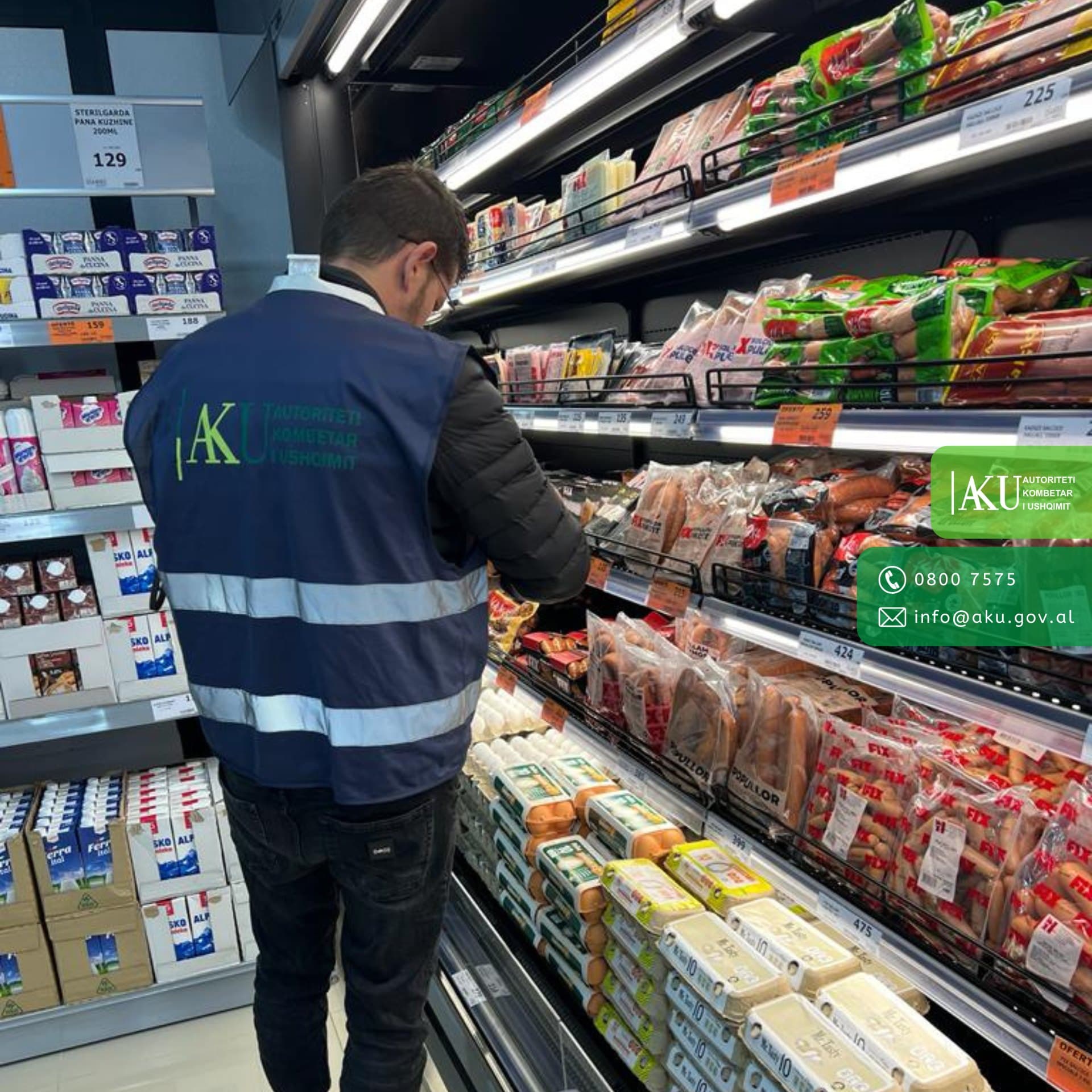 Produkte të skaduara në markete, AKU gjobit dy subjekte